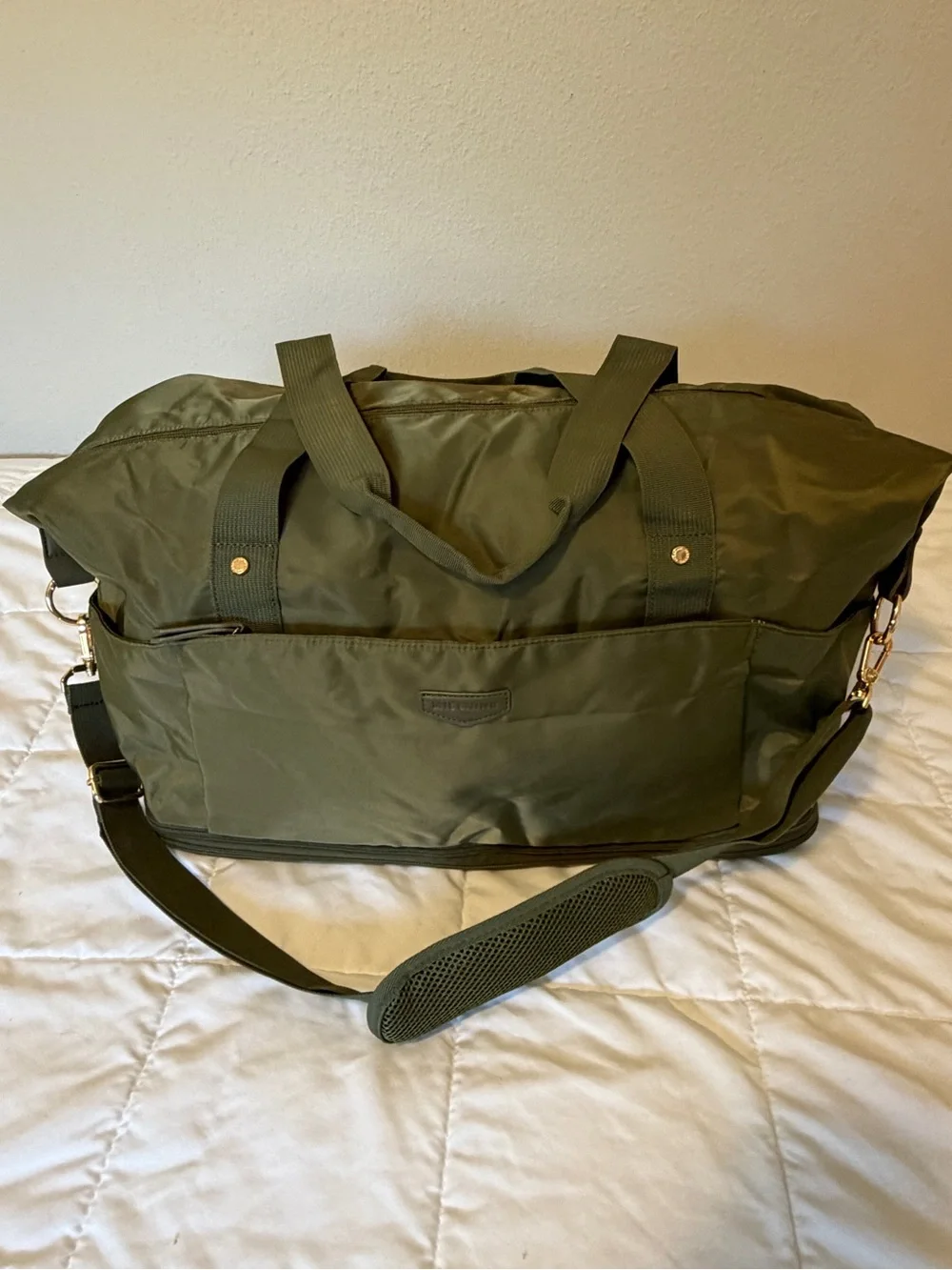 Olive Green Men's Weekender Duffel Bag
